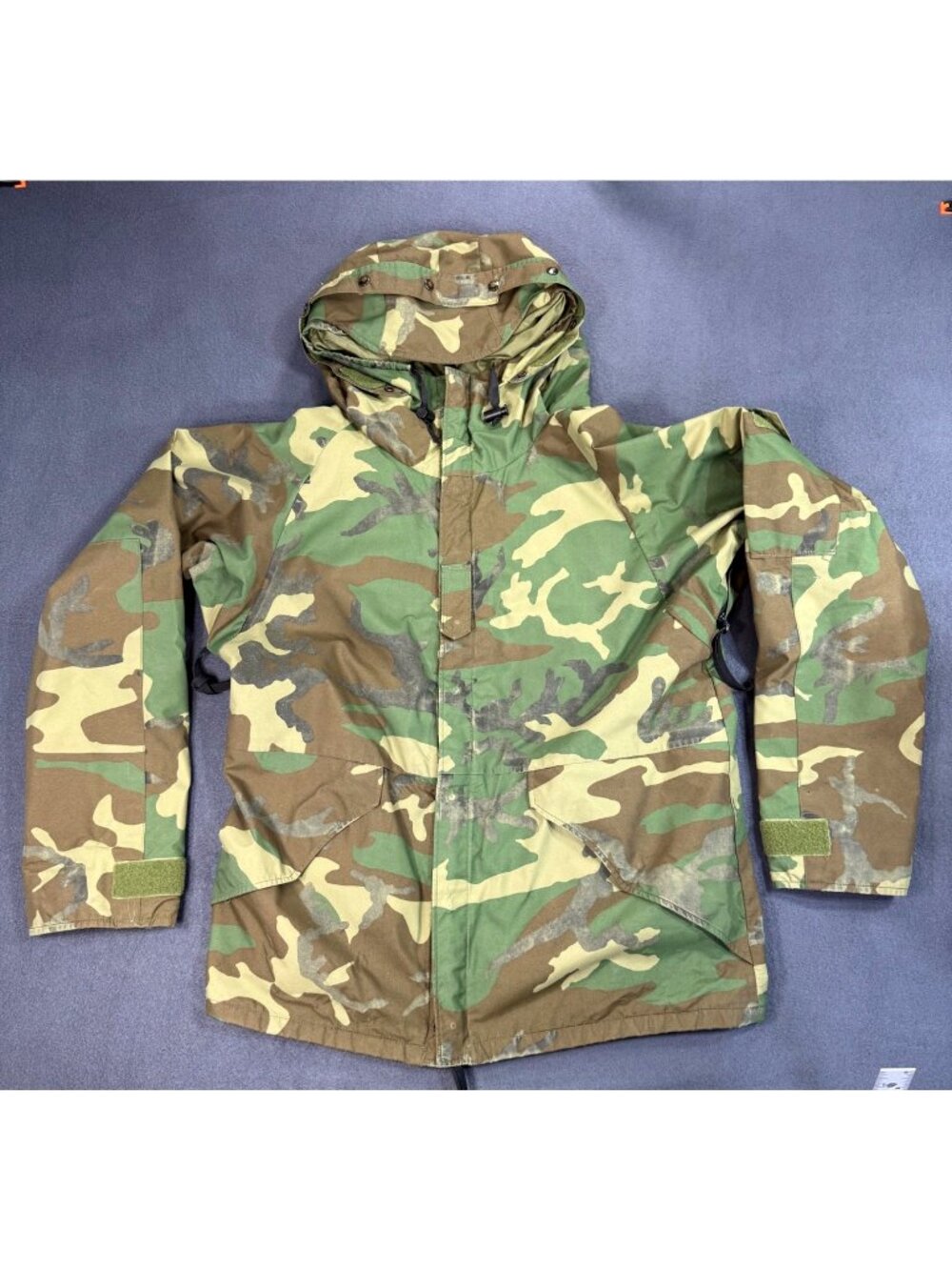 Vintage Military Parka Mens Med Regular Green Camo Parka Cold Weather Tenn. Corp